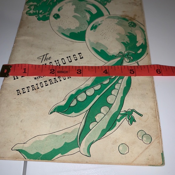 ☀️VTG 1940'S WESTINGHOUSE Refrigerator Recipe Book Cookbook Instruction Guide - Picture 11 of 13